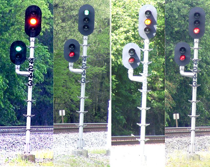 7 1/2" O Products 14" HO M.V & 10" S Gauge Red Railroad Signal Light #L160 
